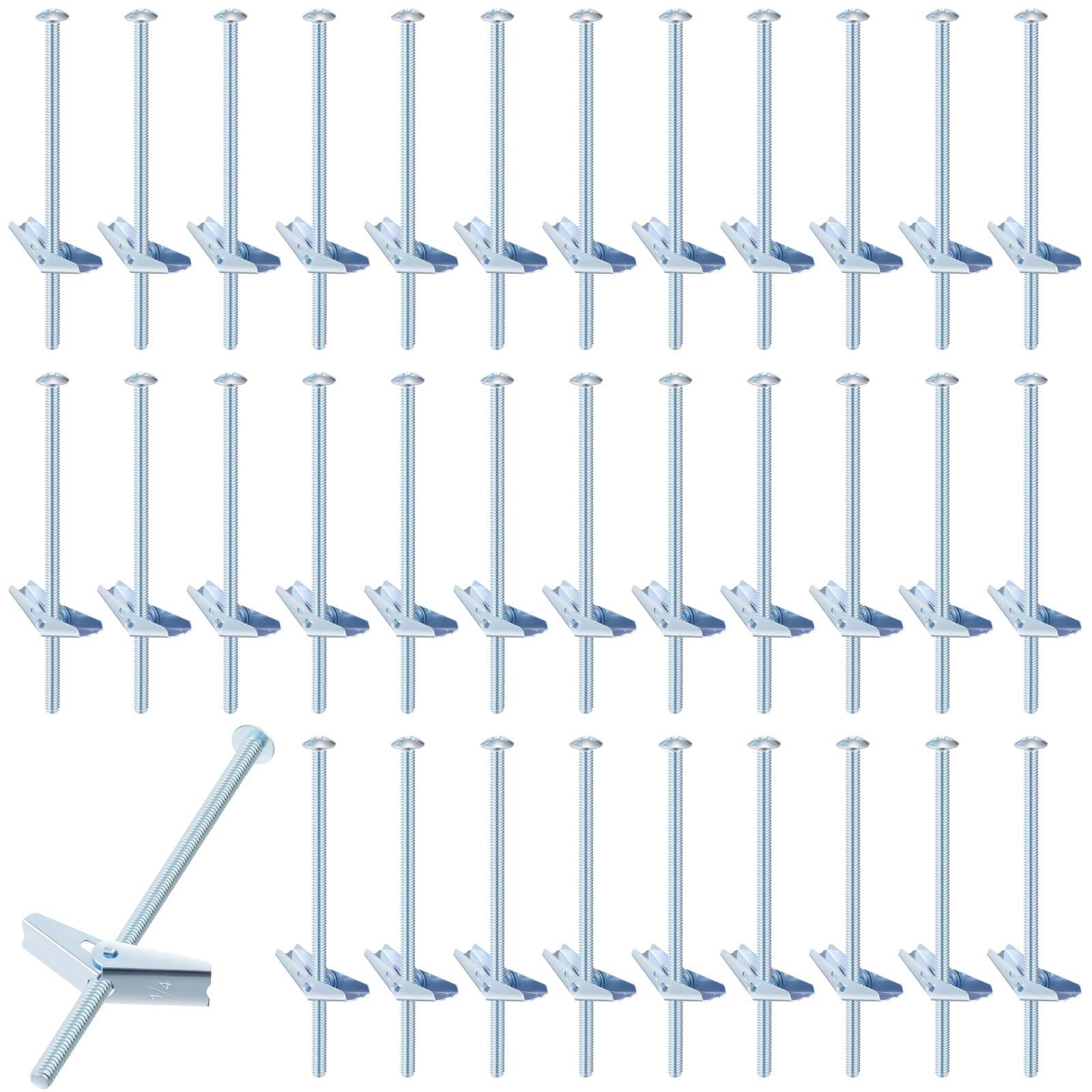 Toggle Anchors - 100 Pack for Drywall -19