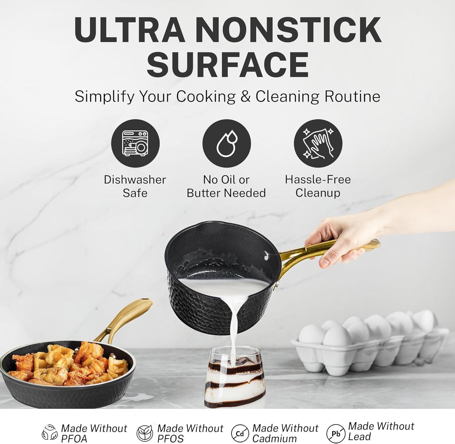 Nonstick Pan Simplifies Cooking and Cleanup