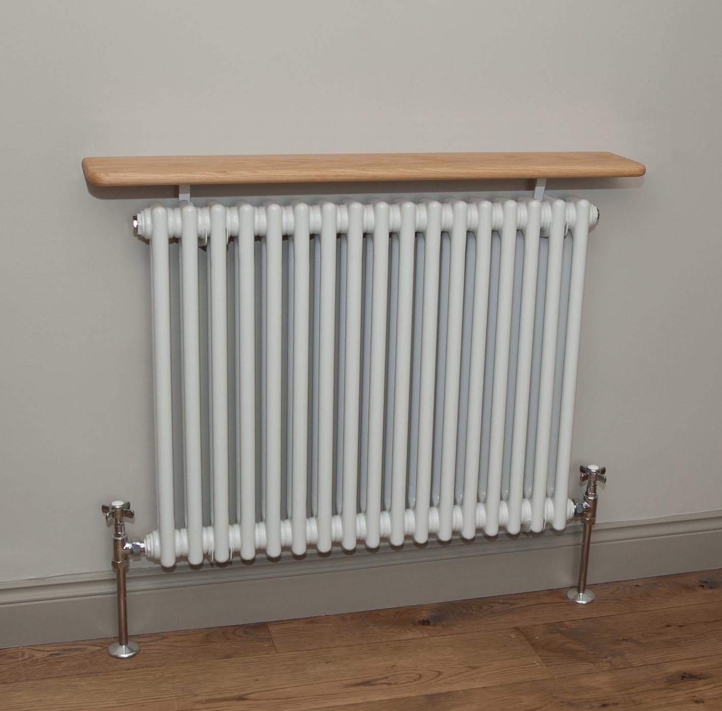 Heritage Shelving Solid Oak Radiator Shelf Unfinished 1500 x 150 x