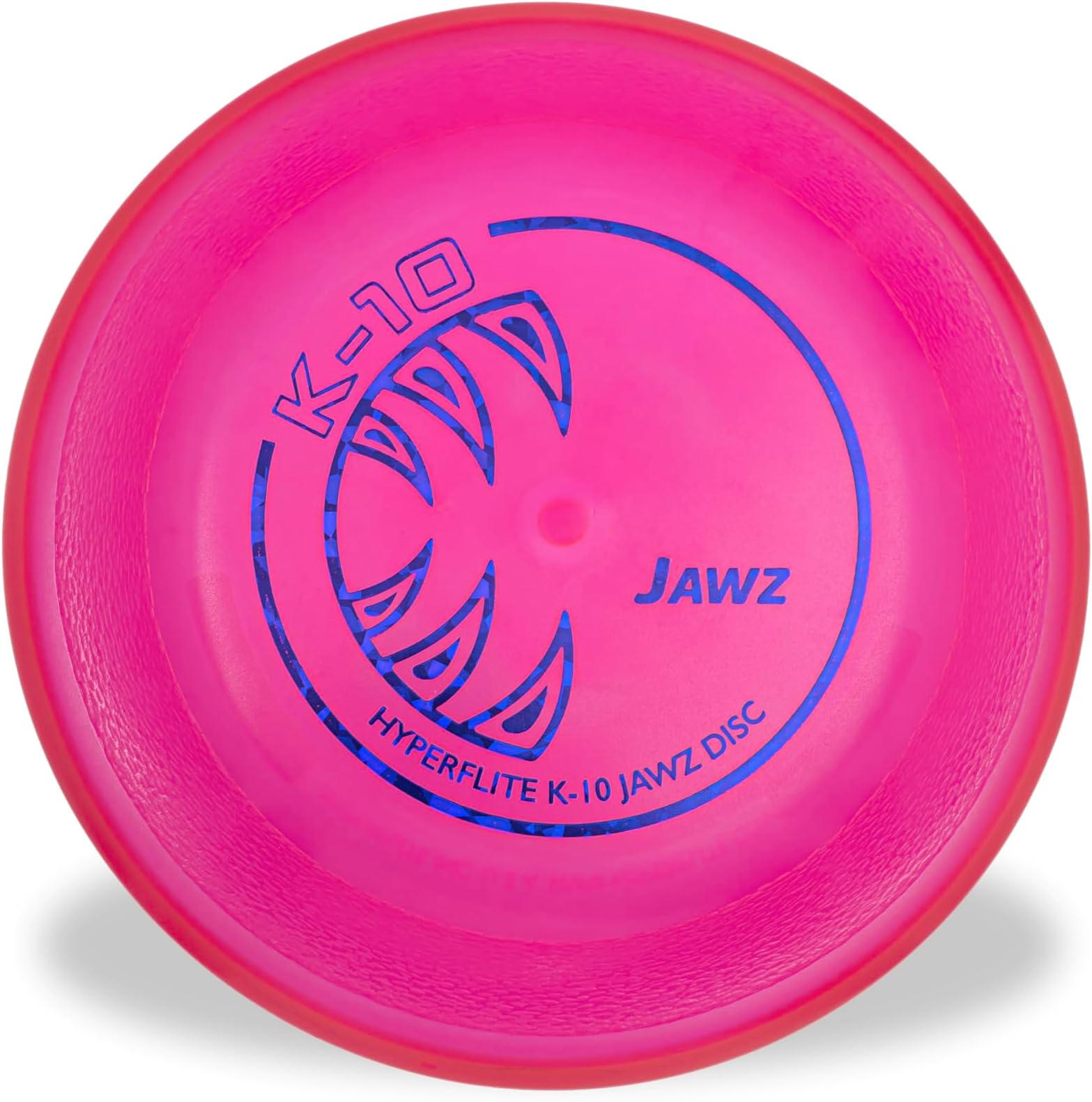 Hyperflite K-10 Jawz Puncture Resistant Flying Disc for Medium and Large Dogs, 8.75-inch, Pink