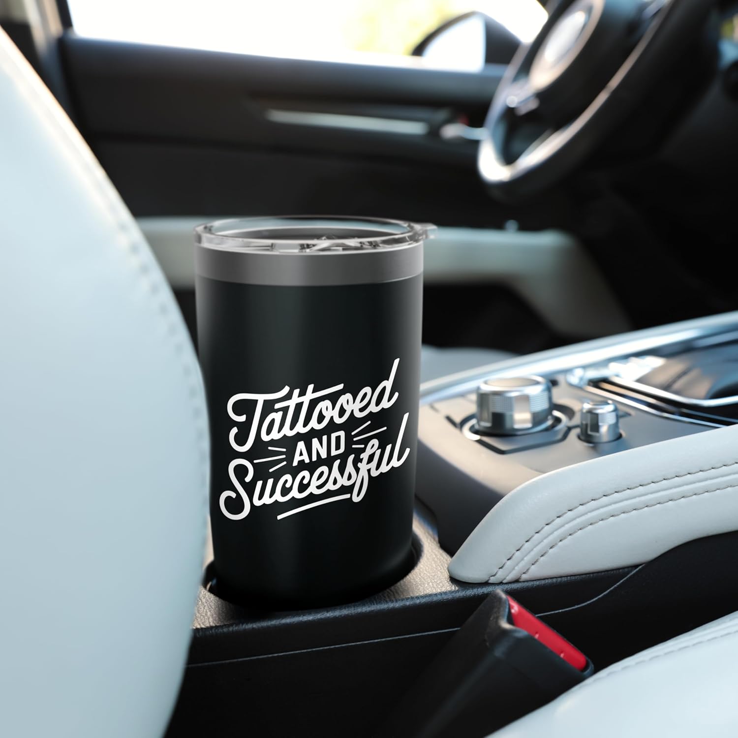 Tattooed and Successful Stainless Steel Insulated Tumbler - Image 6