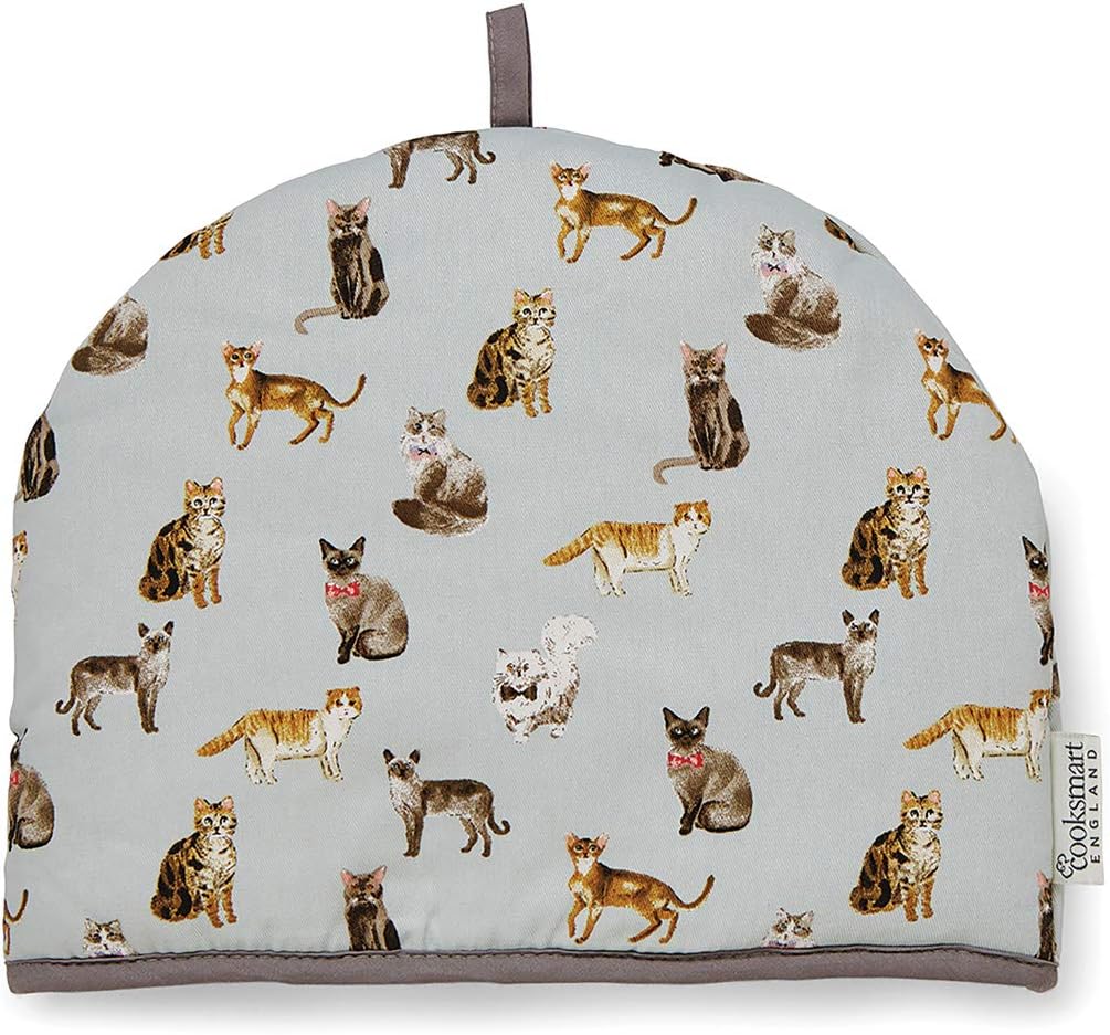 Stellar Textiles STE10 Tea Cosy, Black 25cm x 30cm Cotton Drill Tea