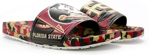 Miniatura 72 de Hype NCAA Team Graphic and Color Unisex Quick Dry Slydr Sandalia Marea carmesí de Alabama,Clemson Tigers,Louisville Cardinals,Army Black