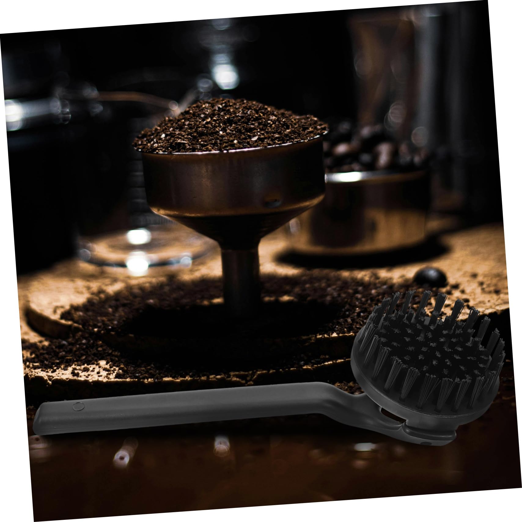 Cabilock 4 Piezas Cepillo De Limpieza Para Cafeteras Cepillo De Cerdas Para Espresso Cepillo Limpiador De Maquinas De Cafe Cepillo De Café De Cerdas Cepillo De Cafe Black El Plastico