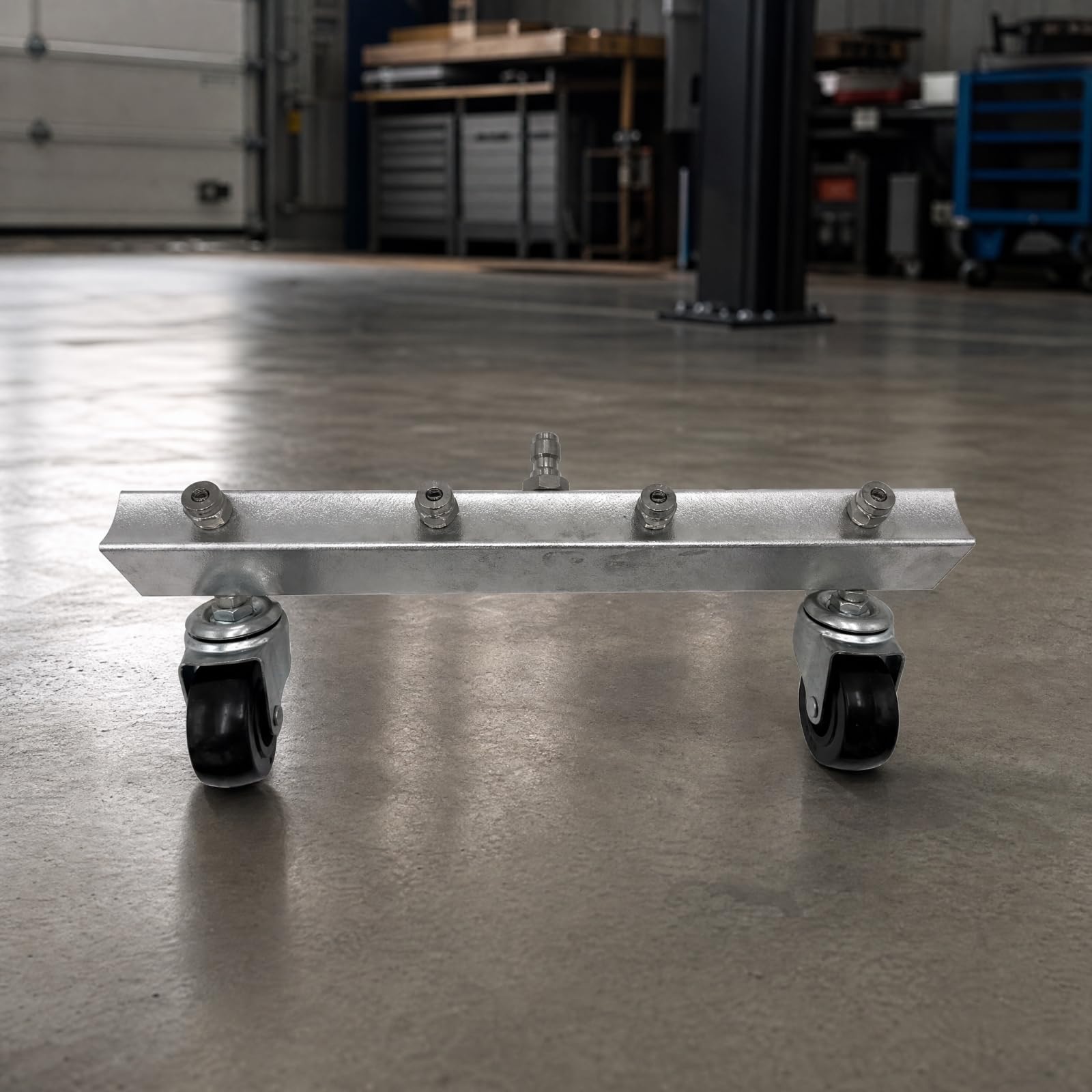 Qianly Spruzzatrice in Acciaio Inox con Ruote Alta Pressione Mobile per Stre, Percorsi Pedonali
