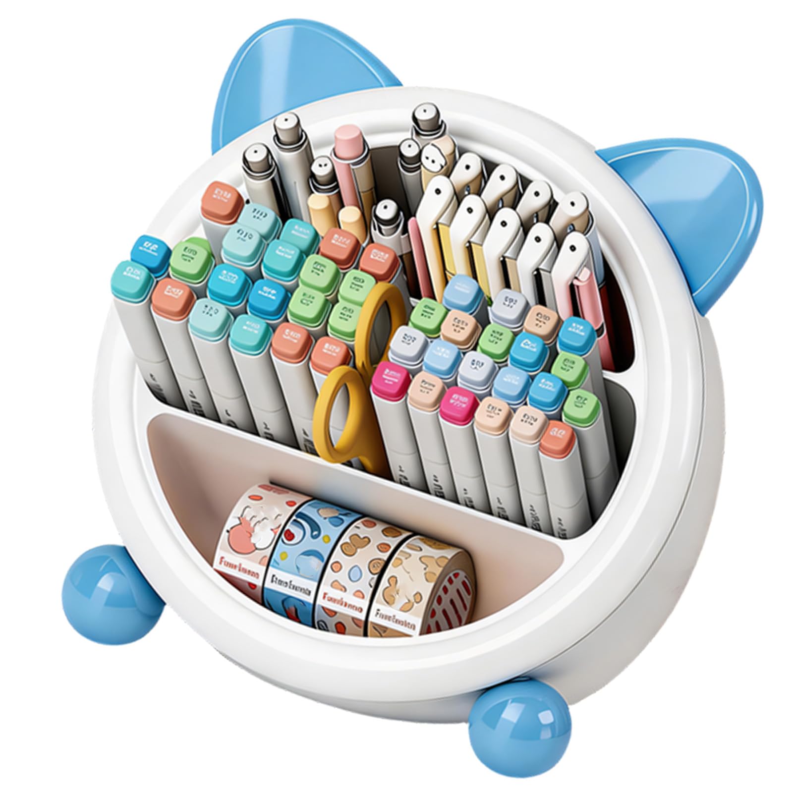 JSGHGDF Pen Holder Stationeries Holders Shelf Pencil Organizers Home Offices Desktop Decorations Ornament Pen Inserted Holder Makeup Brush Holders