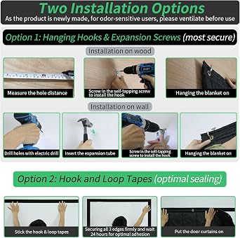 TroyStudio Thick Soundproof Blanket, 37.5 x 86.6 x 0.8 inches Heavy duty Window Curtain Noise Blocker, Acoustic Dampening Divider, Wall Sound Barrier Moving Cover for Recording Studio Home Office