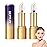 BKPPLZP 2 Pack Crystal Flower Jelly Lipstick,Magic Color Changing Lipstick,PH Clear Temperature Color Changing Lip Gloss,Lip Balm,Long Lasting Nourishing Moisturizing Lip Stick Set H01+02