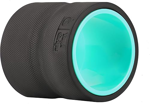 Rueda de rodillo de espalda, rueda acolchada de espuma con base central de columna vertebral, rueda de yoga duradera para dolor de espalda y