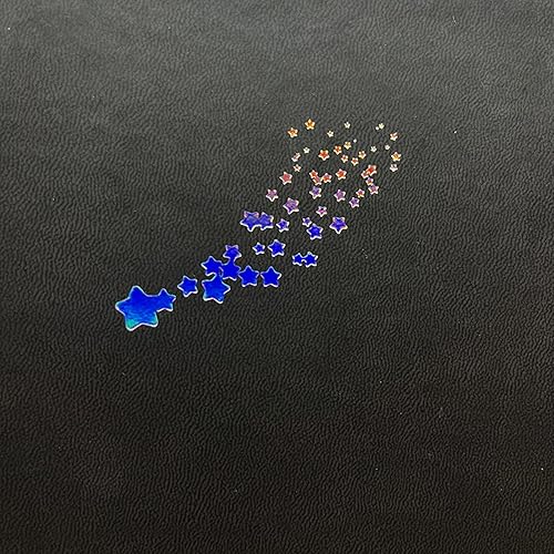 Miniatura 4 de Cuaderno de páginas negras con puntos A5, piel sintética, 150 GSM, cuaderno diario de papel negro con páginas negras (negro)