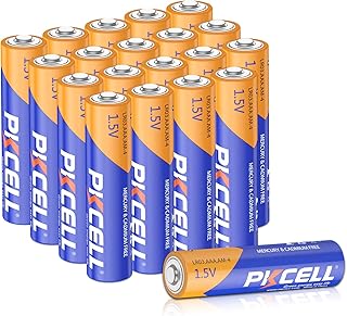 PKCELL Baterie AAA, 1,5V Jednorazowa bateria LR03 Alkaliczne do klawiatur, myszy, pilotów, 10-letnia trwałość, 20 sztuk