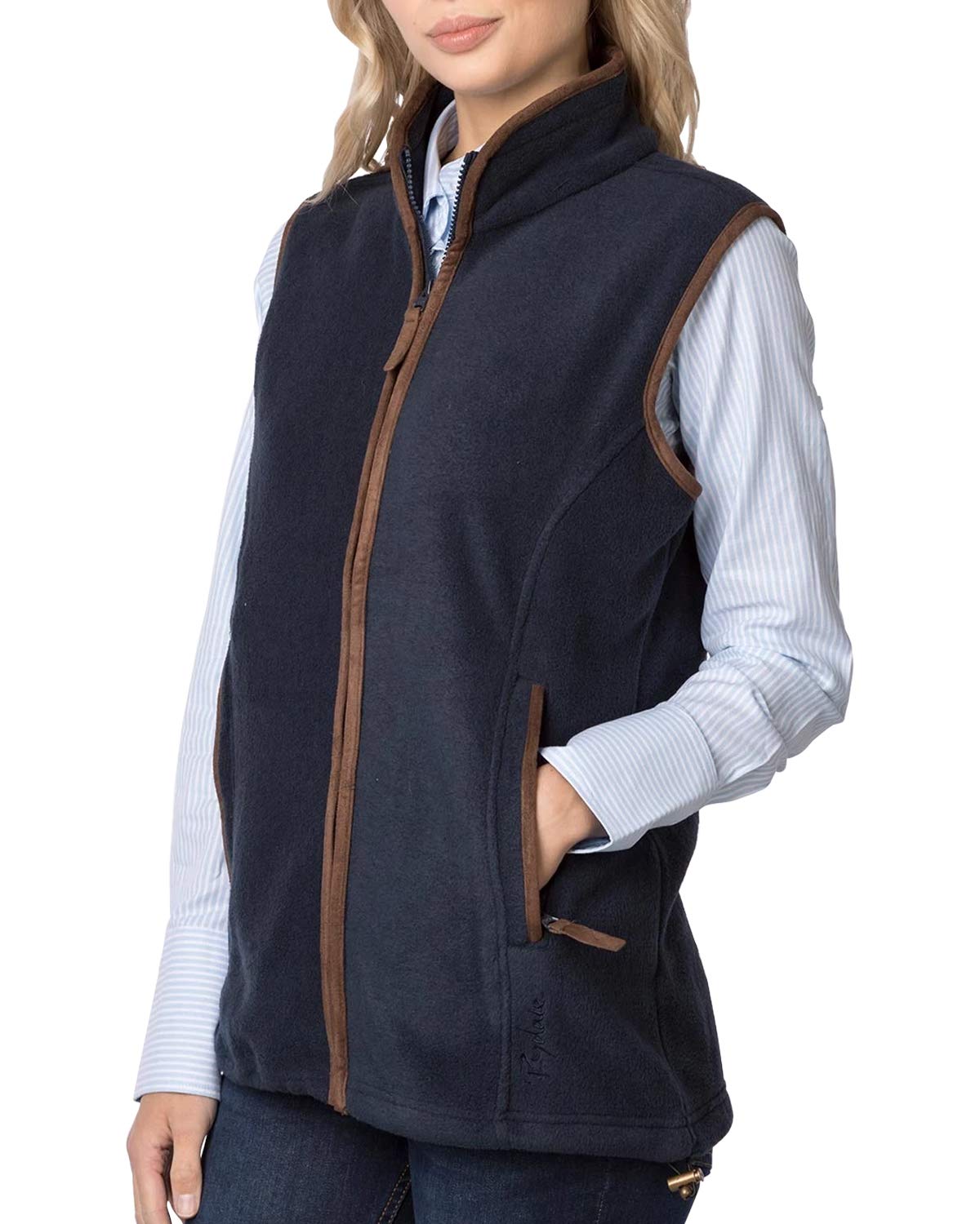 Rydale Ladies Huggate Waistcost (14, Ink)