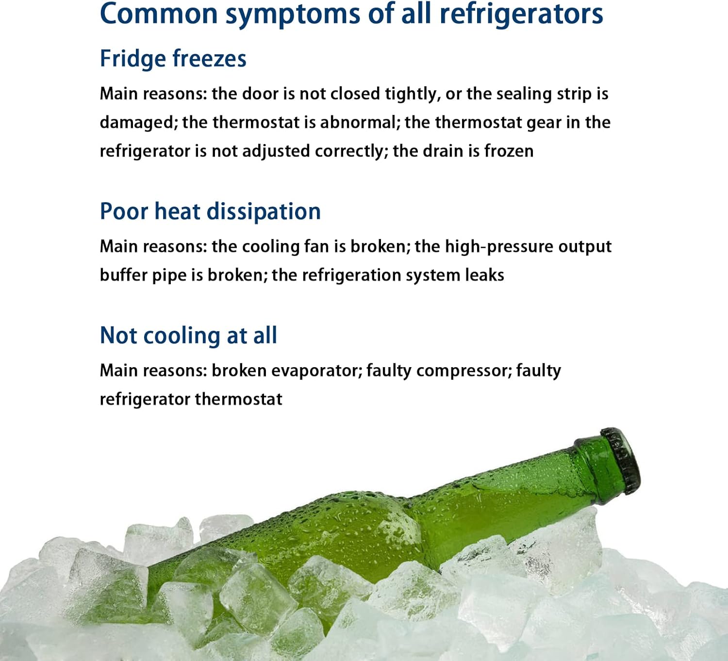 Upgraded WR60X26866 Refrigerator Evaporator Fan Motor, Compatible with GE Refrigrator Evaporator Fan Motor, Replacement WR60X26033, WR60X10341, WR60X10356, WR60X10357,WR60X24303-10 Years Warranty