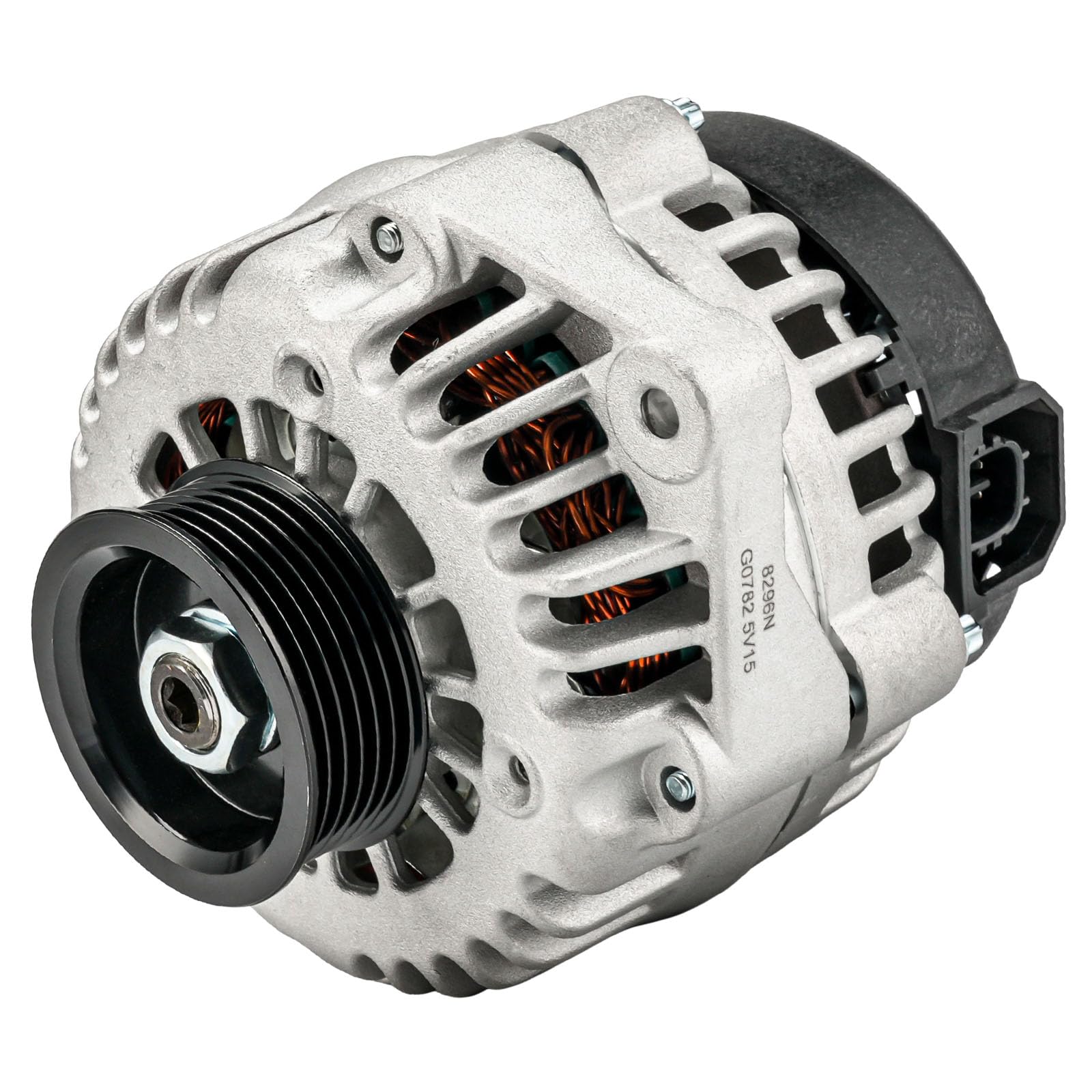 KAX New Alternator 8296N,AL1301X Fit for 2003 Honda Accord 3.0L,105Amp Replace 31100RCAA01,AL1301X,8296,31100RCAA01RM,8296N,90014550,82968