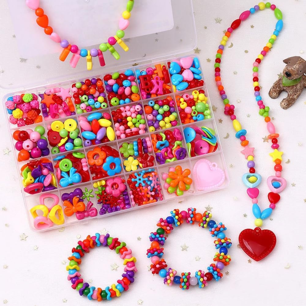 AstonAndia Beads for Jewellery Making Kit Bracelet Making Kit for Girls Bracelet Beads Kids Jewellery for Girls （Multicolor Bead Random） (B0CKSFKP1M) Amazon Price History, Amazon Price Tracker