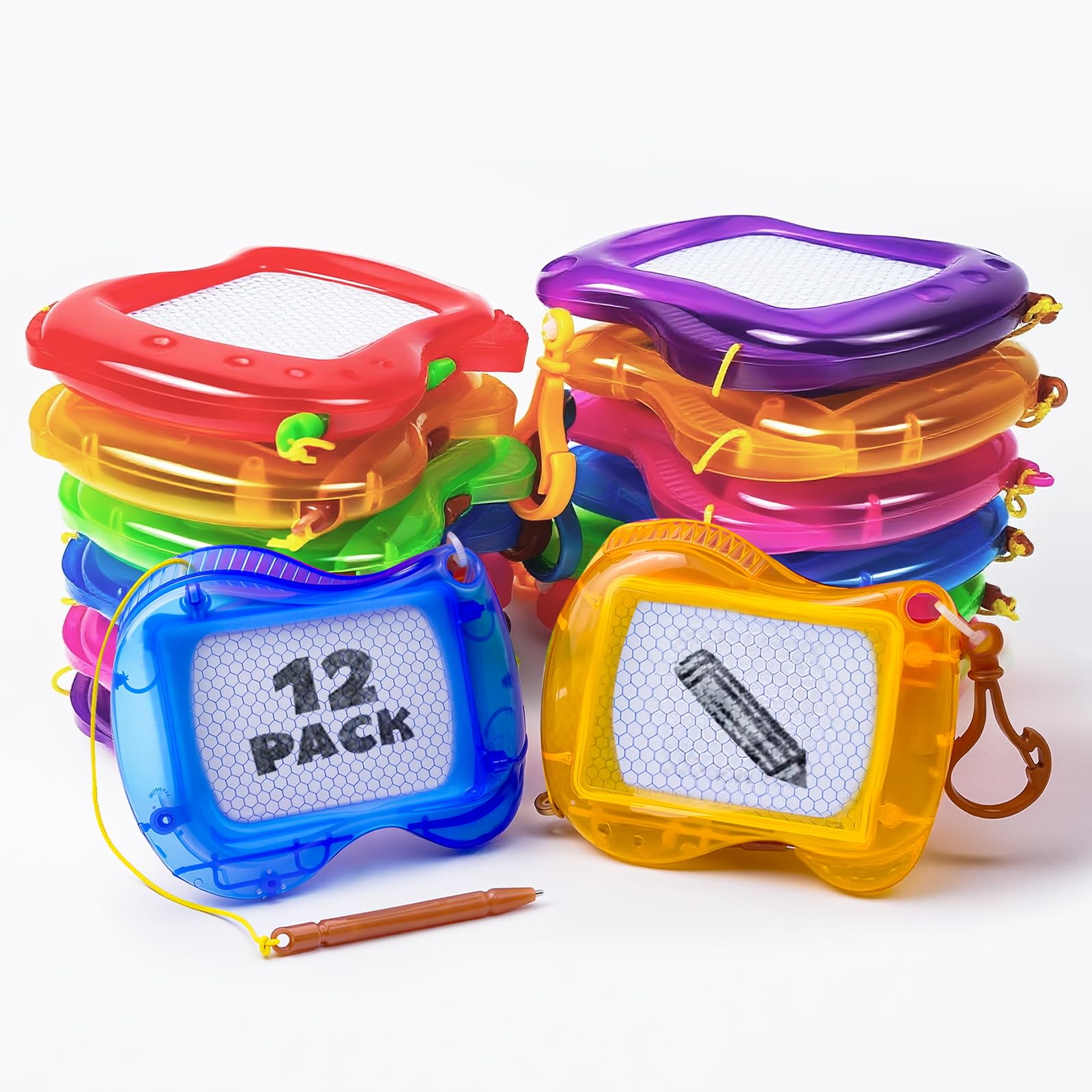 12 Ensemble De Sacs De Fête D'anniversaire De Fête De Blocs De Construction, Cadeaux De Fête Pour Enfants, Porte-clés De Blocs De Construction, Sac Cadeau, Autocollants, Souvenirs D'anneau Pat