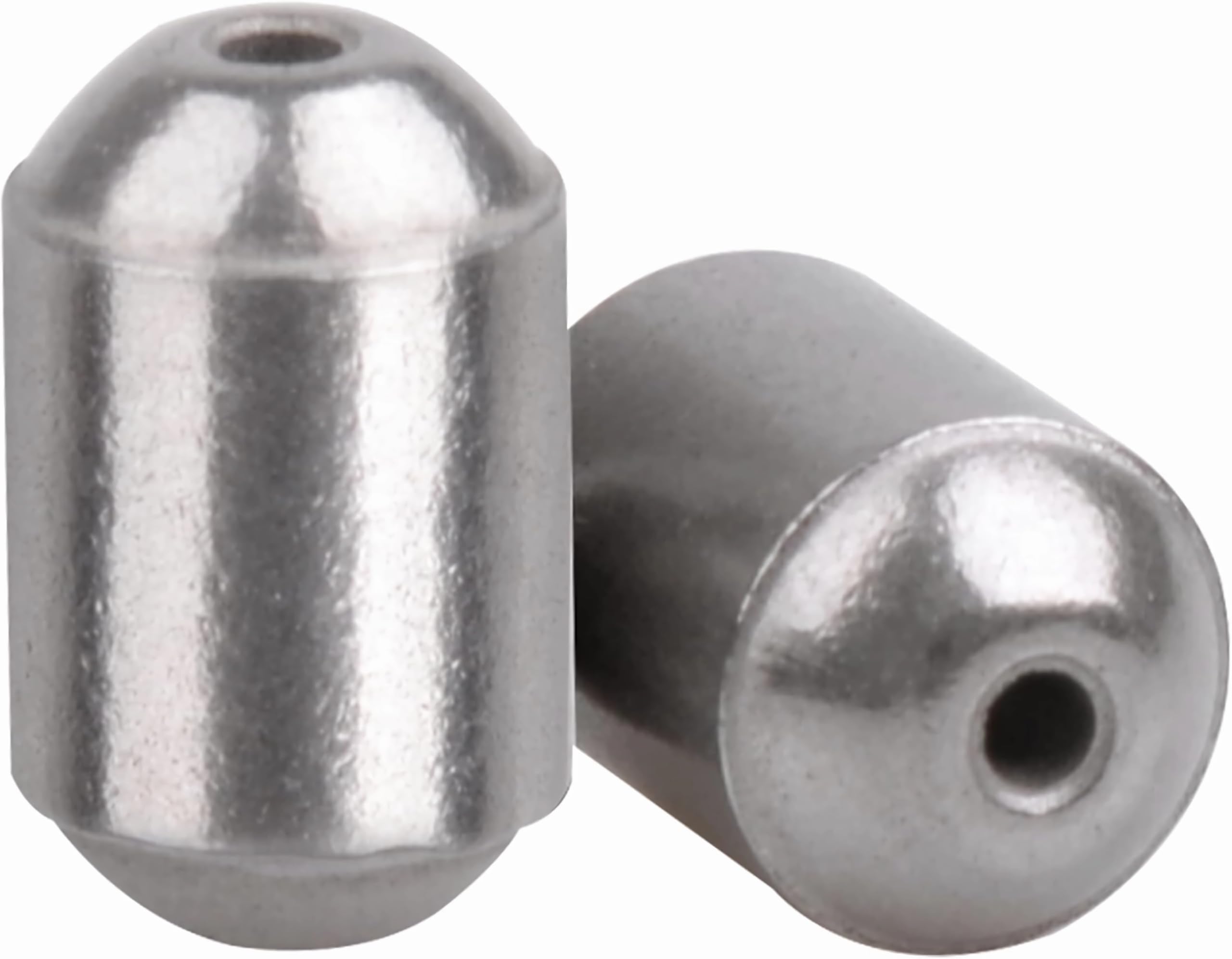 Egg Sinkers Fishing Weights, 20pcs Iron Slip Sinkers Oval Catfish Weights for Bass Casting/Saltwater/Freshwater Fishing