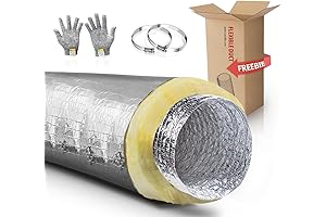 6 Inch Flexible Duct Insulated for Heating and Air Conditioning