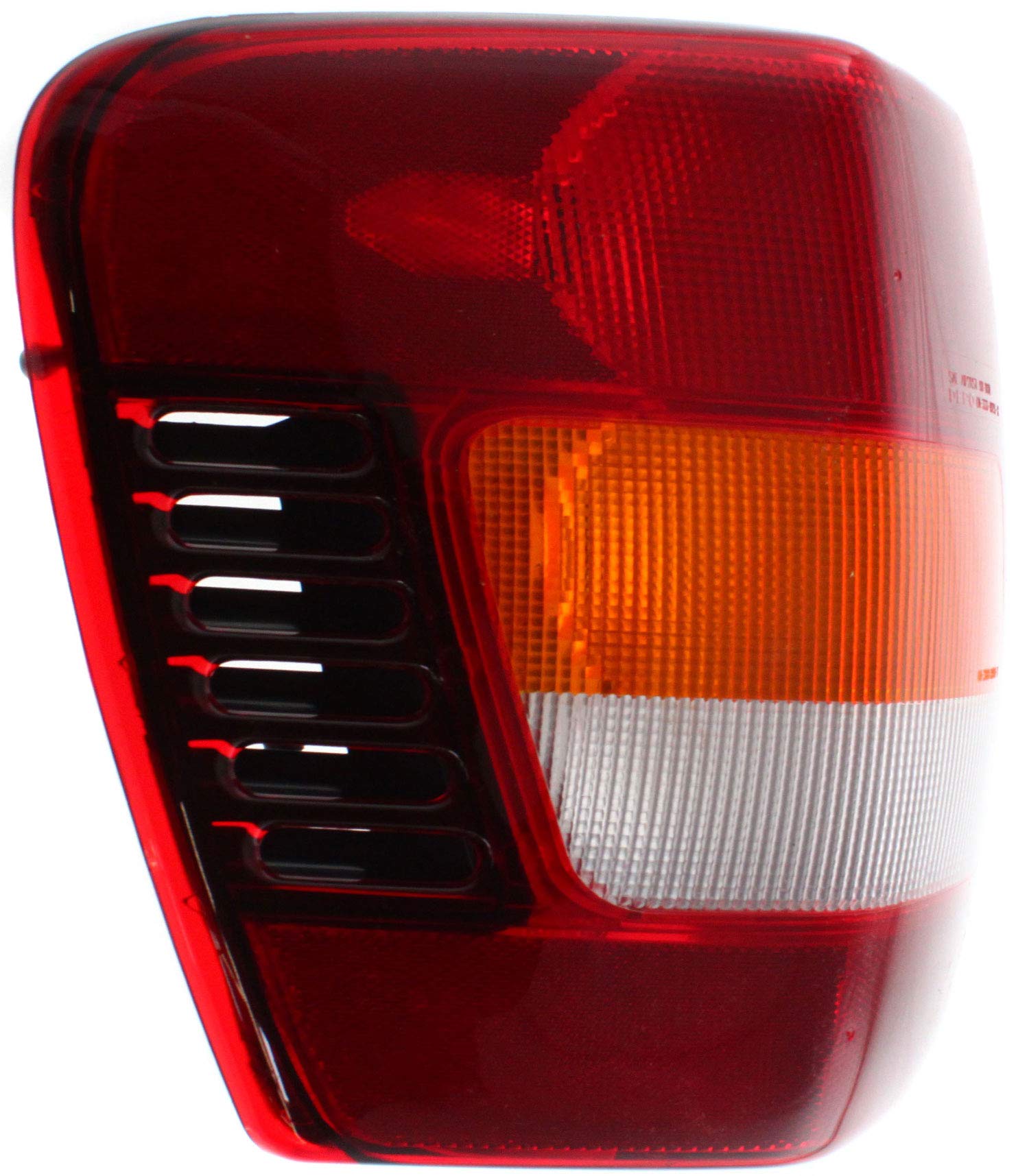 Evan-Fischer Tail Light Lens and Housing Compatible with 2002-2004 Jeep Grand Cherokee From 11-2001 Driver Side