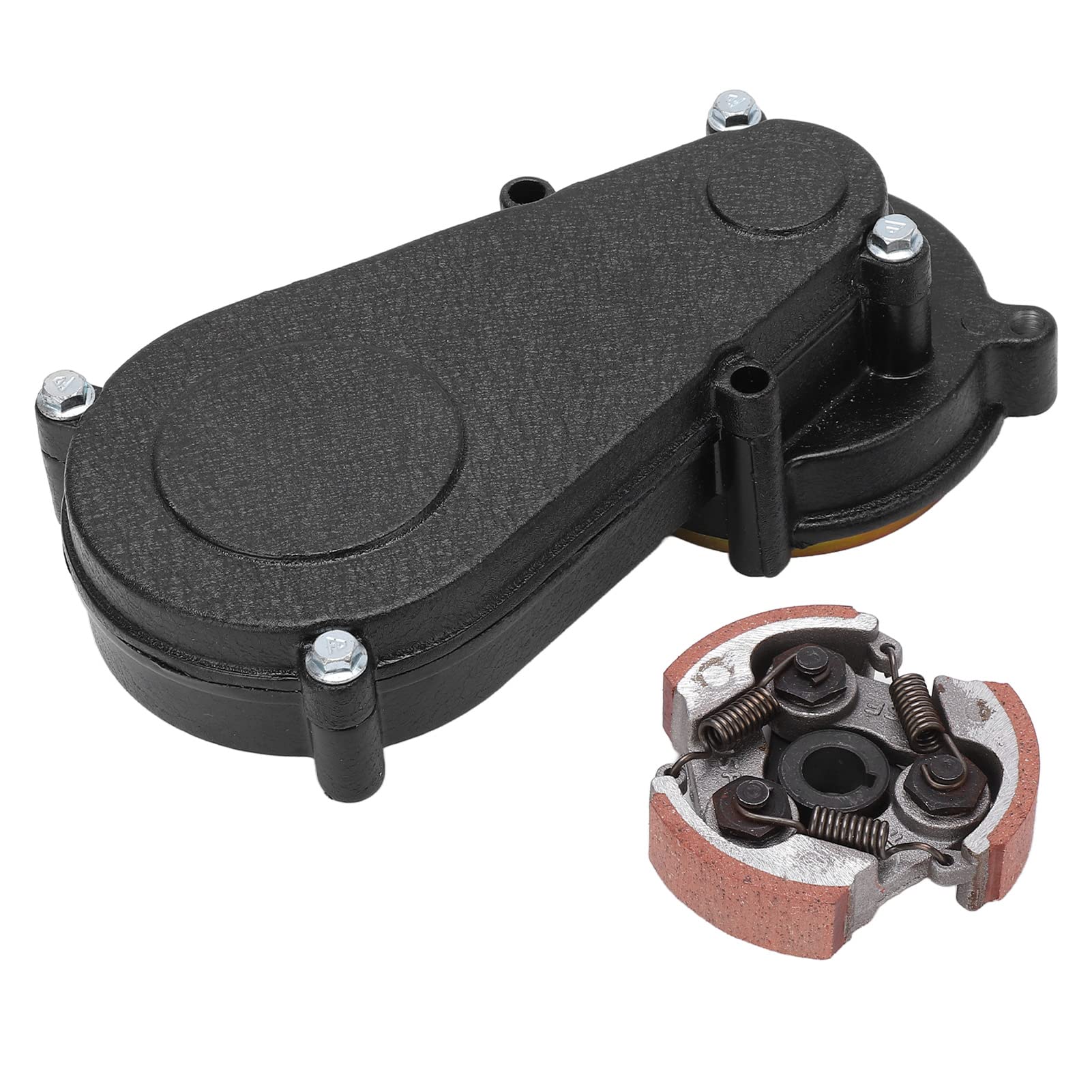 Kit de Embrague de Caja de Cambios de Transmisión ATV, Caja de Cambios de Carcasa de Campana de Tambor de Embrague 14T con Embrague para Mini Pocket Quad Dirt Bike ATV de 47cc y