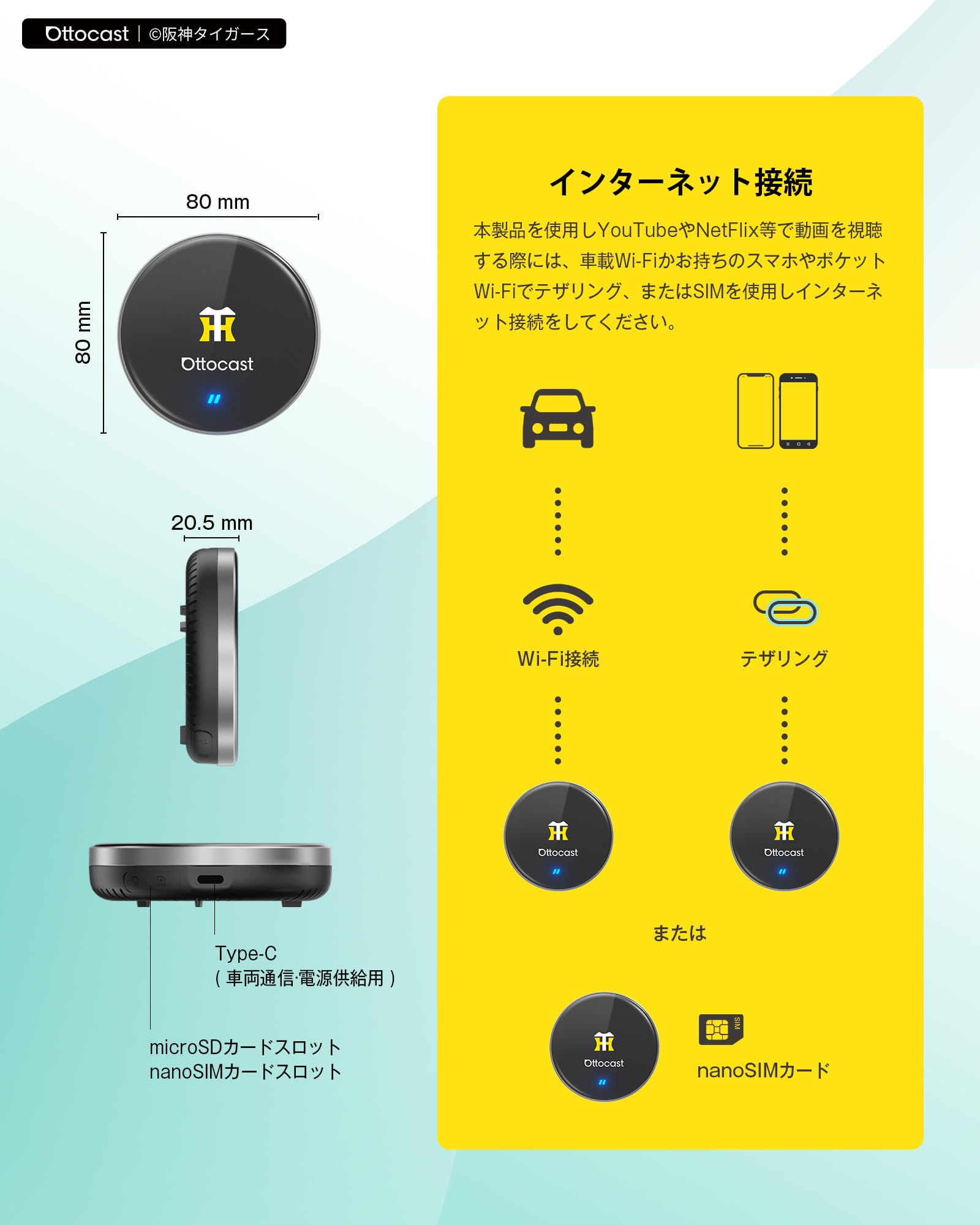 Amazon.co.jp: 【Official】OTTOCAST P3 Lite OttoAibox P3 Lite