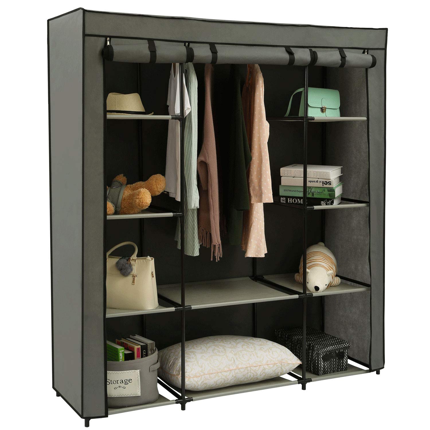 Youud Wardrobe Storage Closet Clothes Portable Wardrobe Storage