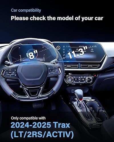 Vista 26 de 1 protector de pantalla de cristal templado brillante de 13.4 pulgadas para Silverado & Sierra 2500HD 3500HD 2022~2026 (sin botones en la pantalla)