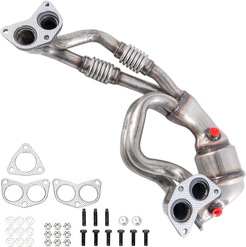 Conversor catalítico do coletor de escape FUTAIHE para Subaru Forester, Impreza, Legacy, Outback e Saab 9-2X 2.5L – 1 unidade