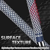 Vista 2 de KNLY Juego de empuñaduras de golf 360 de 13 unidades - Empuñaduras de goma suave para palos de golf con cintas y kit completo de regripping a