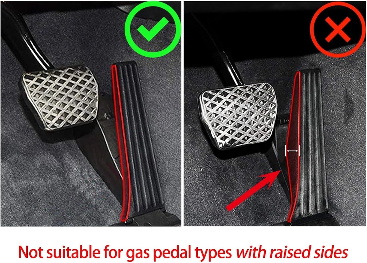 Compatible With E90 E91 E92 E93 M3 X1 E84 X3 E83 F01 X5 E70 X6 E71 Z3 No Drill Car Footrest AT Gas Brake Accelerator Clutch Pedals Pad