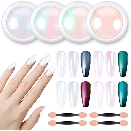 Artdone Chrome Effect Pigment Nail Powder Kit