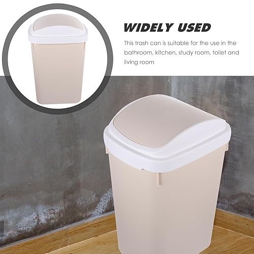 Miniatura 7 de Alipis Papelera abatible con tapas, cubo de basura pequeño para encimera, papeleras para artículos diversos, cubo de basura para el hogar, cocina,