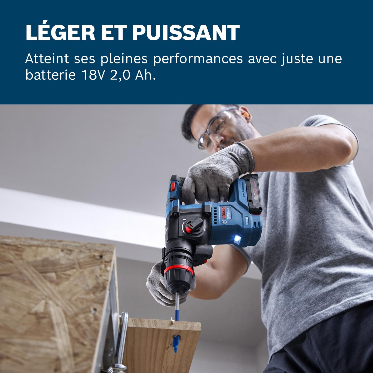 Bosch Professional GBH 18V-18 perforateur sans-fil SDS plus 18V System