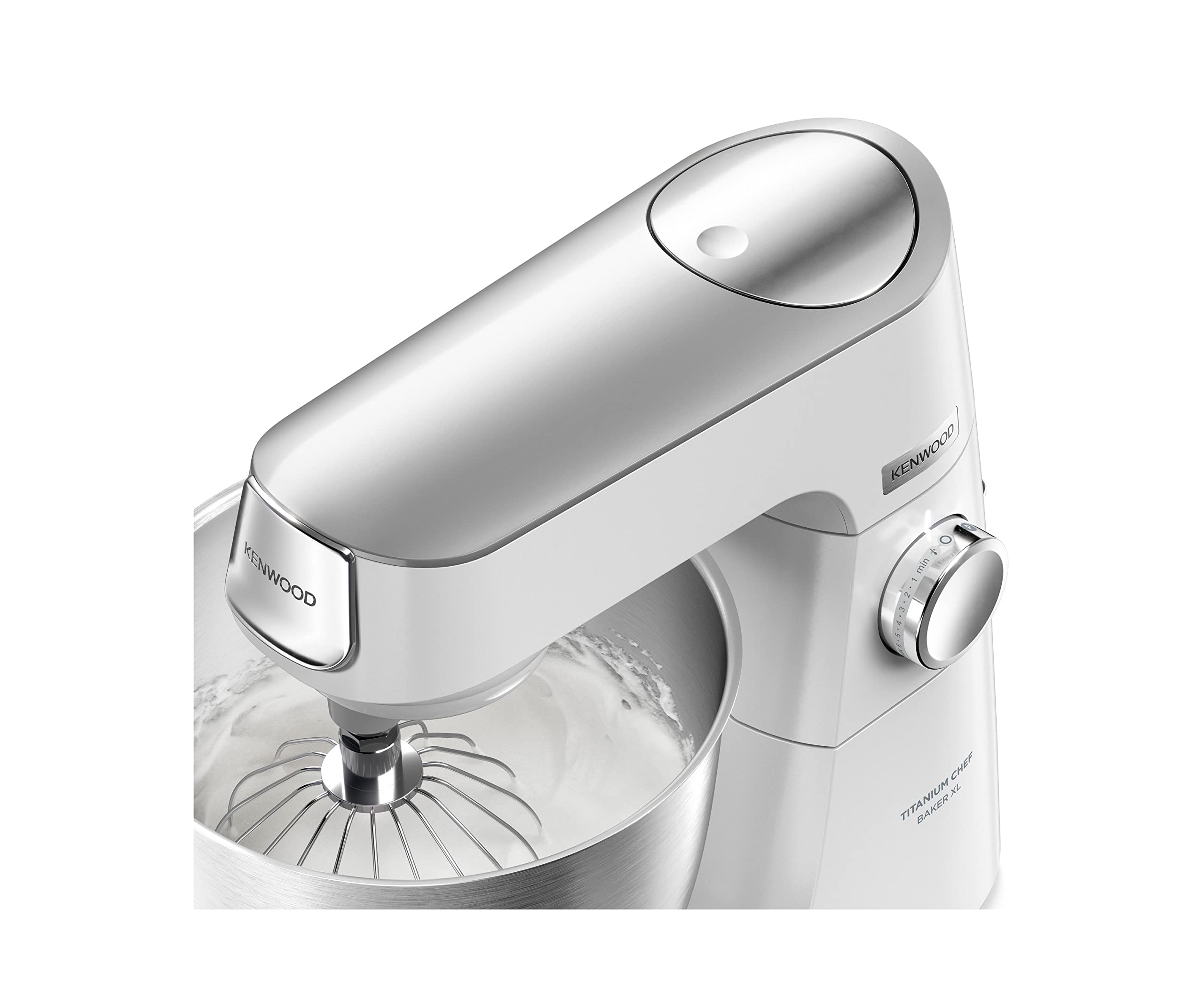 Kenwood Pokrowiec Chef Baker PopTop KAT65.000SI, kompatybilny z Titanium Chef Baker XL 5 & 7L lub Titanium Chef Baker 3.5L & 5L, Planetarna maszyna do ugniatania ciasta, tworzywo sztuczne, srebro