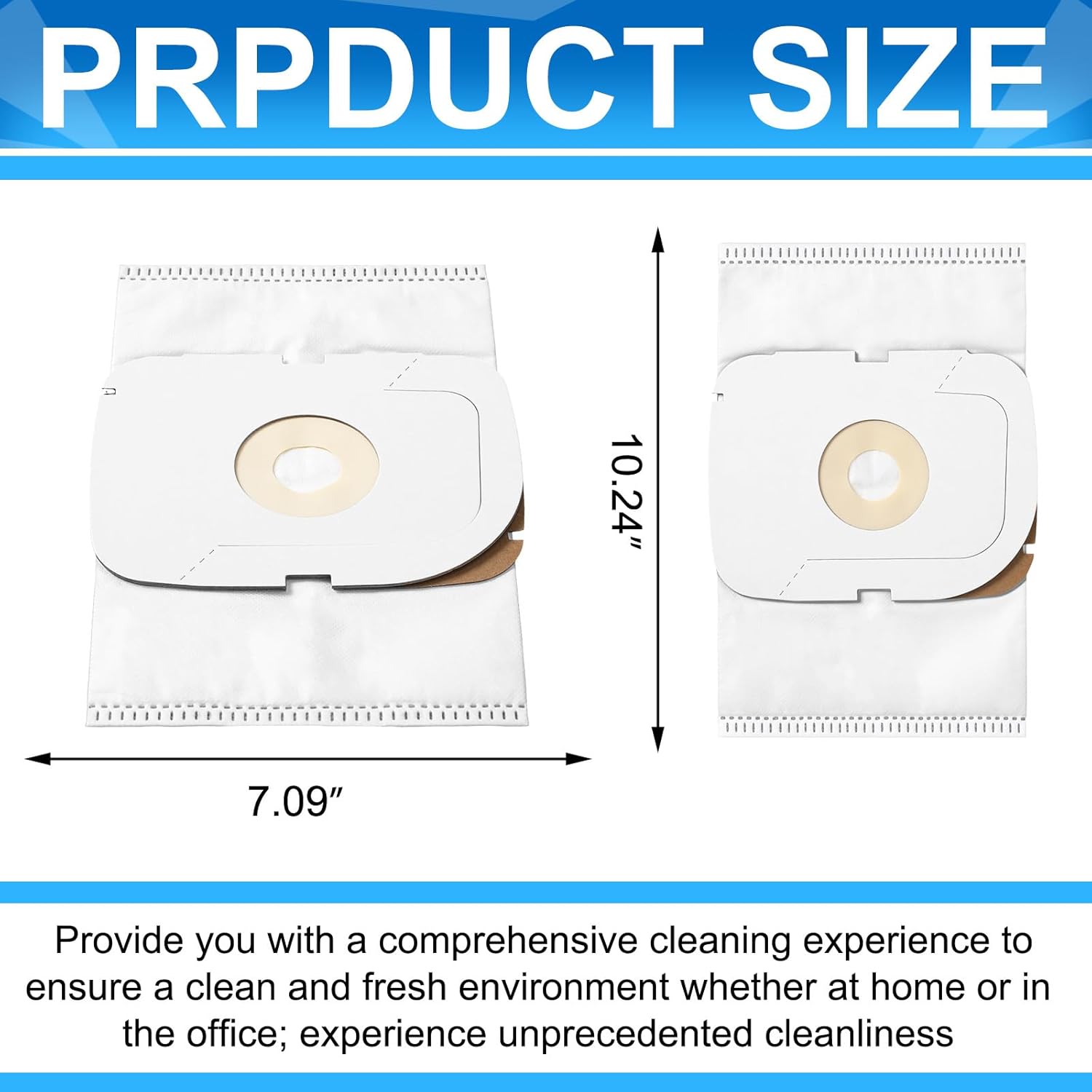 Tondiamo 12 Pack Vacuum Cleaner Bags Compatible with Aerus Lux Guardian Platinum Canister Cleaner Style P Vacuum Bags Replacement Filter
