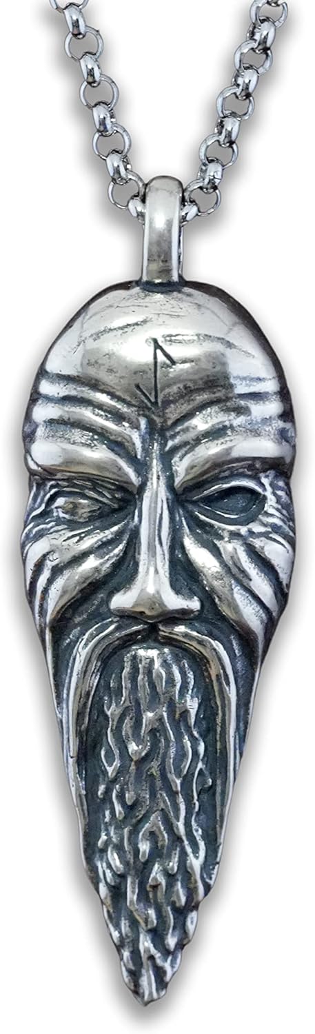 Baldur Jewelry - Odin Pendant Viking Necklace Charm Talisman Jewelry - Viking Jewelry for Men and Women - Viking Gifts - Viking Necklace Odin - Viking Accessories