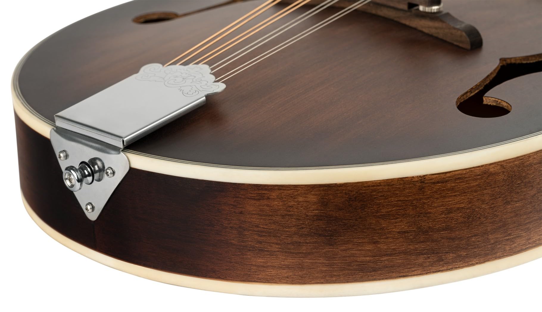 Ortega Guitars Mandoline Style A Acoustique – Ouïes en F – Série Americana – Épicéa/Érable, Marron (RMA30-WB)