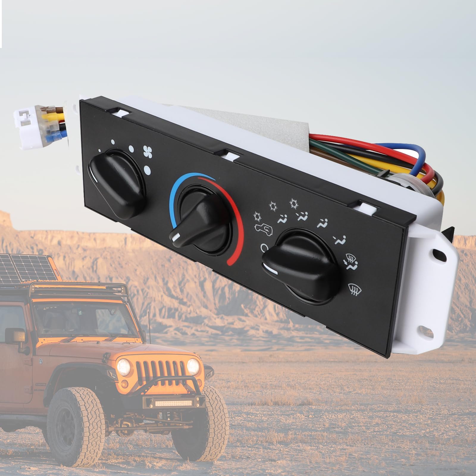 新品】JEEP TJ エアコンスイッチ エアコンパネル 55037473AB