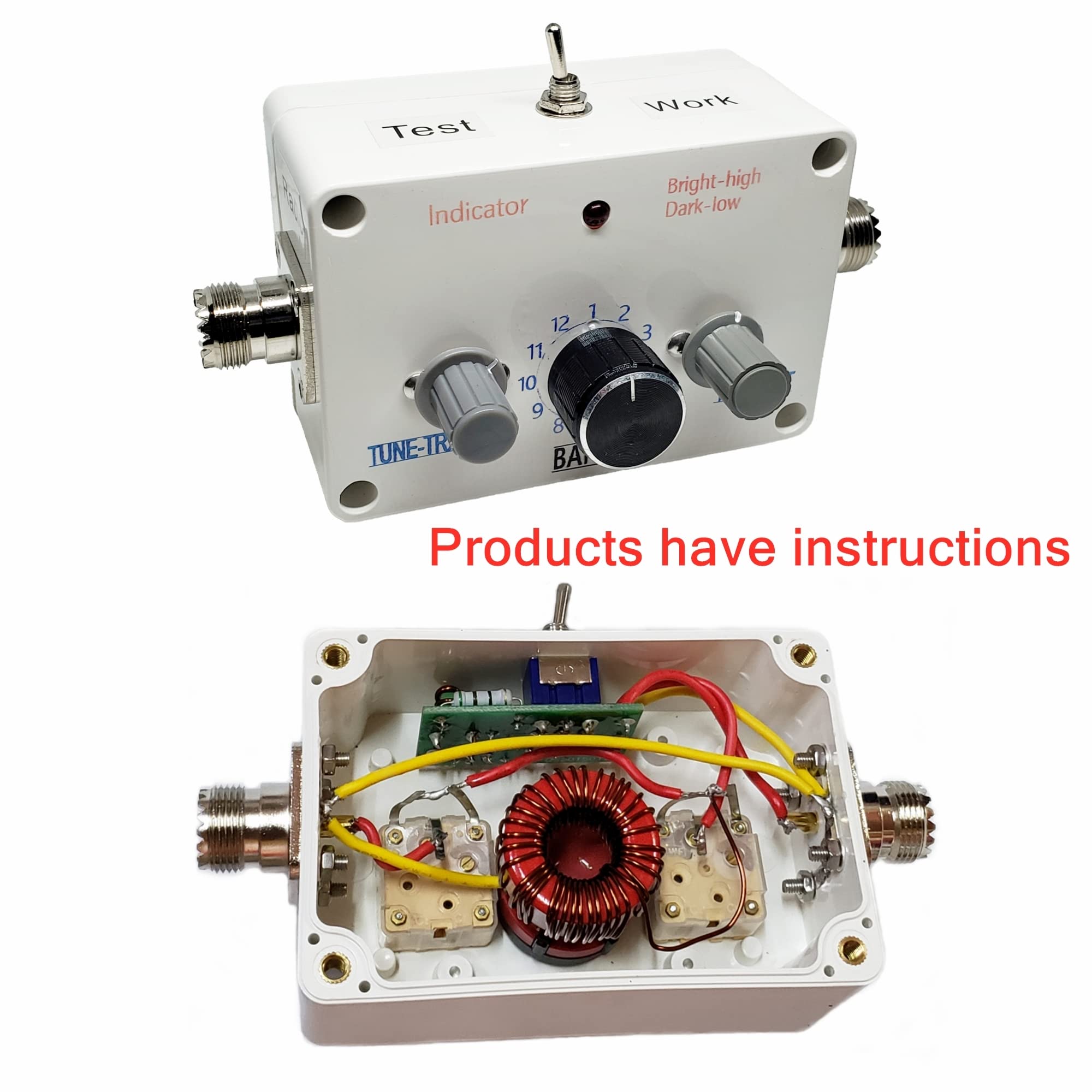 Amazon | HAM 1-30 Mhz 手動アンテナチューナー HAM Radio QRP DIY