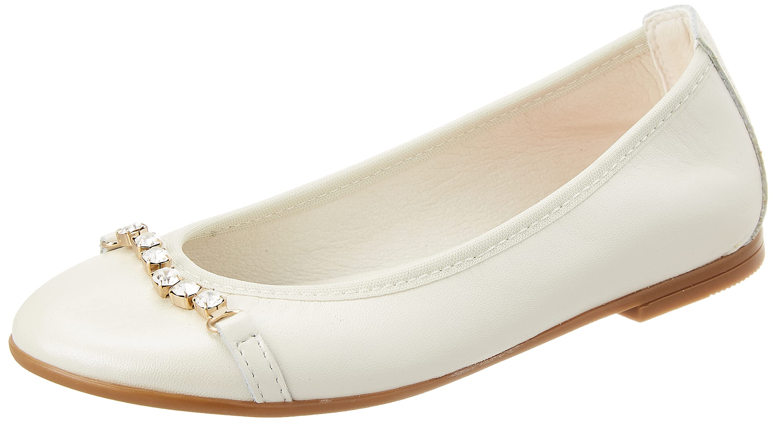 Pablosky Girls' 865058 Ballet Flats, Beige, 6 UK