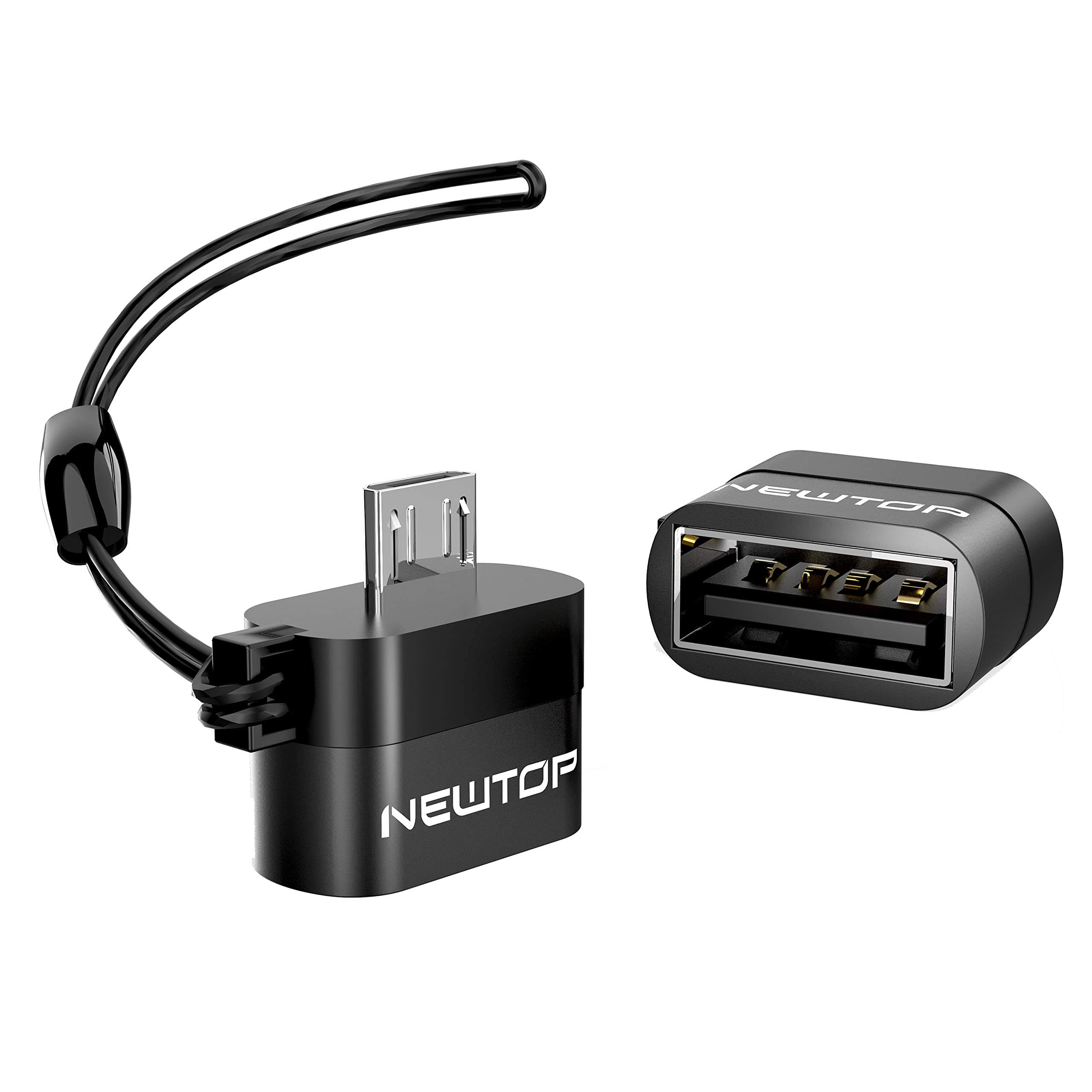 Adattatore USB Maschio Femmina Adattatore Micro USB A USB - 2 Pezzi, Per Smartphone, Tablet, PC, Xbox E Lettori SD Micro Sd 32 Gb - Foto 2