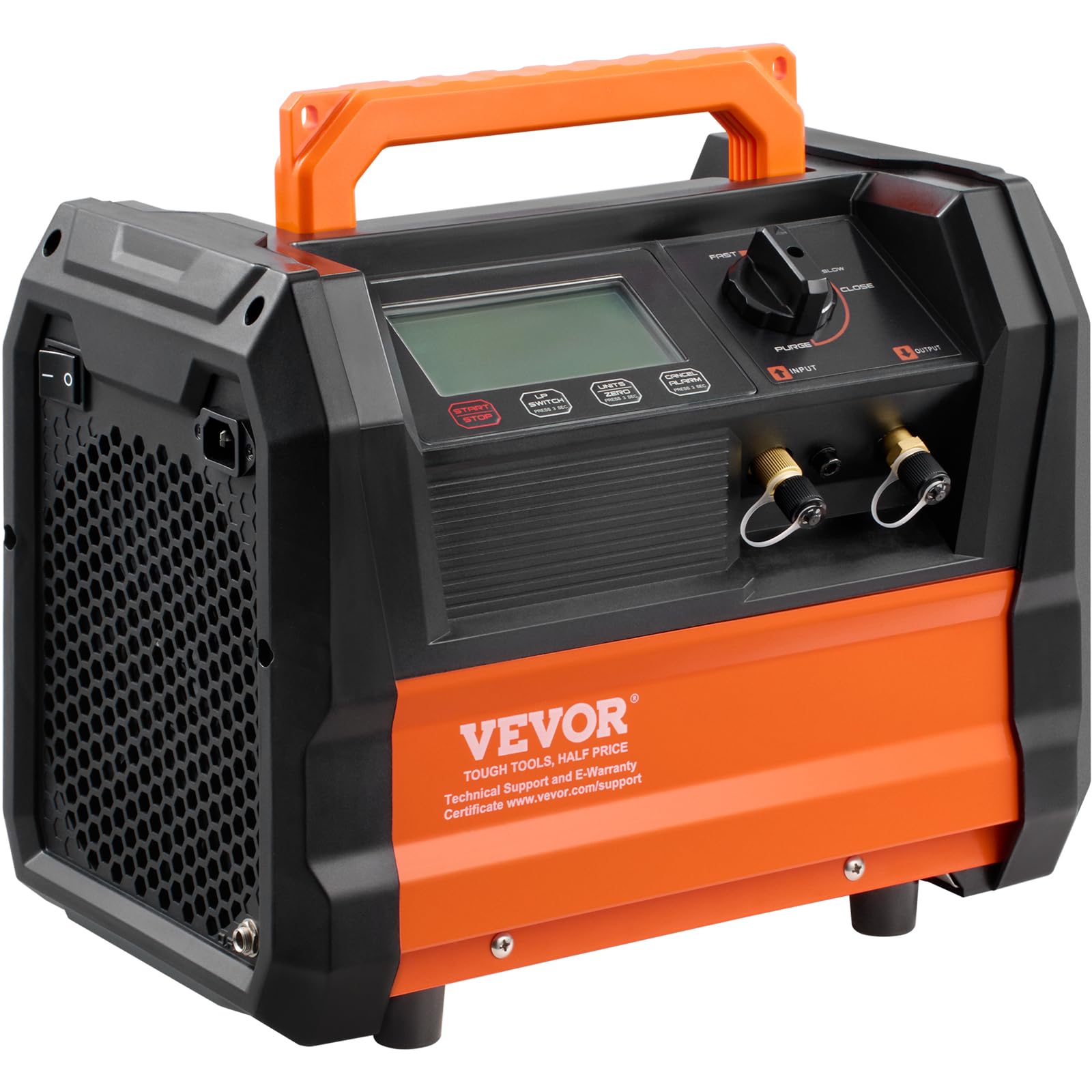 VEVOR Station de Récupération Fluides Frigorigènes Portable, Machine de Récupération de Réfrigérant 1 HP Double Cylindre, Moteur sans Balais 3000 tr/min, pour Automobile Climatisation HVAC Domestique