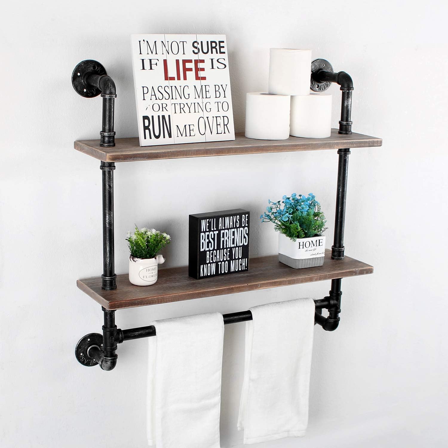 Vintage Bathroom Shelf Decor Everything Bathroom