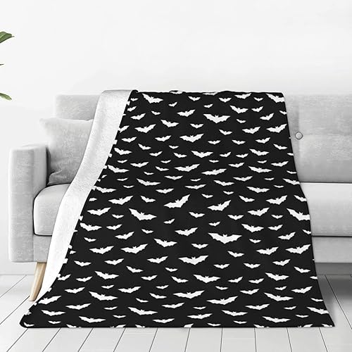 Flying Bats - Manta de microforro polar ultrasuave para cama, sofá y sofá, 50 x 40 pulgadas
