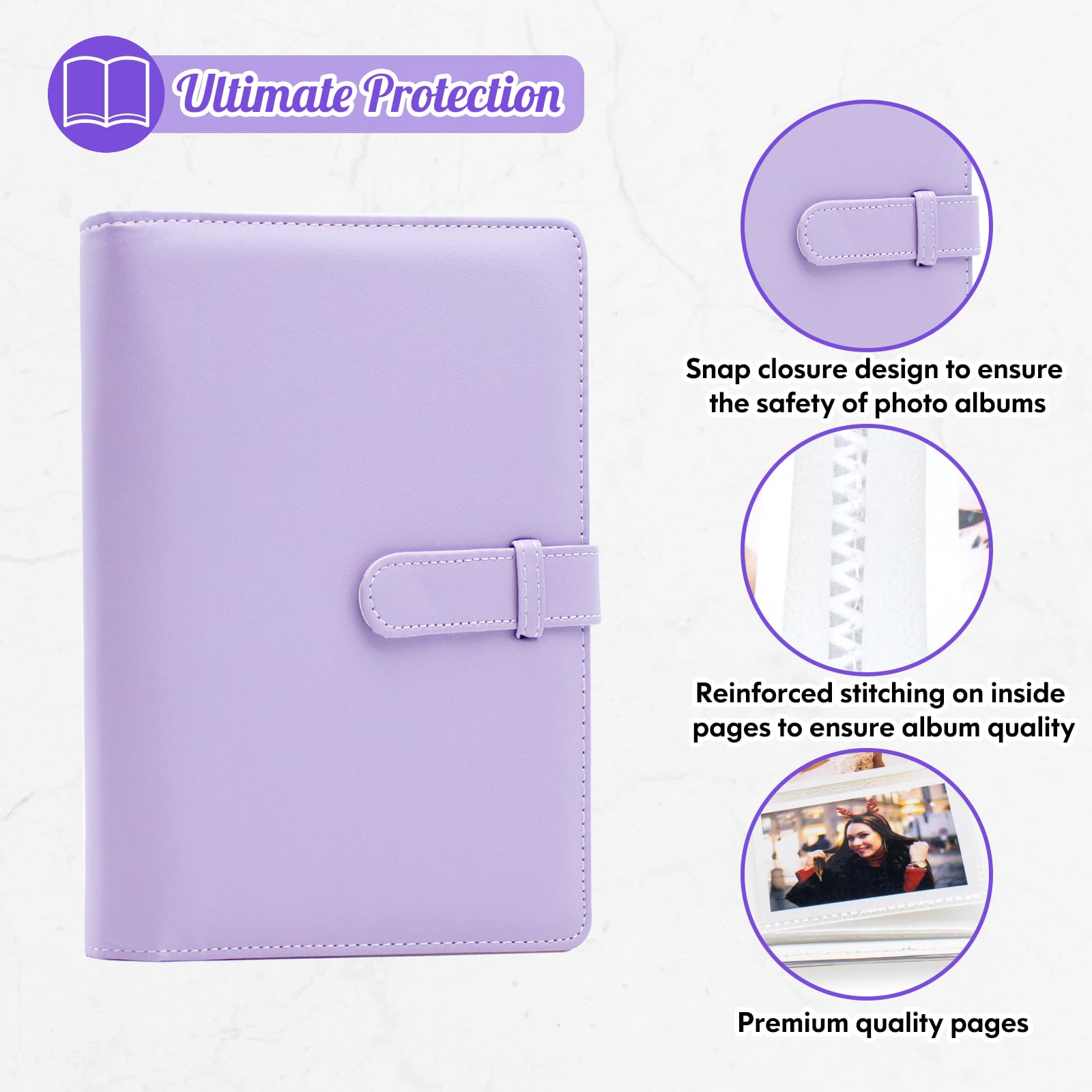 64 Pockets Photo Album Book for 2x3 Inch Film - Image 4
