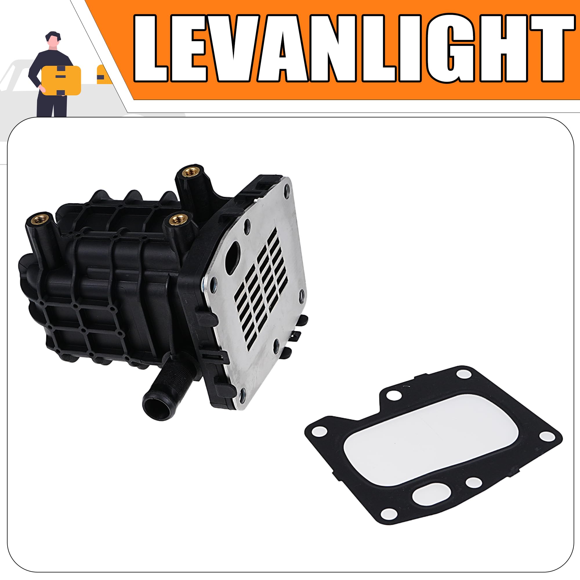EGR - Válvula de escape para enfriador EGR de repuesto para 308 3008 508 5008 C4 II C5 III DS4 DS5 2.0 BlueHDi Focus III Kuga II 2.0 TDCi Reemplaza #1861749, 2267338, 3553004, 9807 59308 0