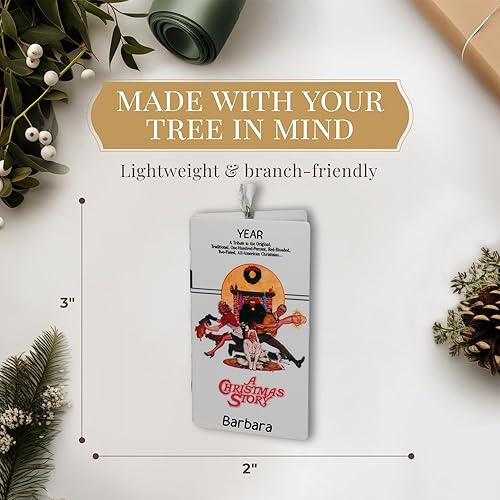 Miniatura 3 de VHS A Adornos de Navidad personalizados 2023  Personalización rápida y gratuita las 24 horas  Caja de video retro de película decoración de Navidad