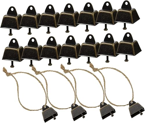 Miniatura 3 de SUPVOX 72 campanas de ganado y oveja, decoración de metal, accesorios de cabra, decoración de Navidad, pequeñas campanas de latón, campanas de vaca