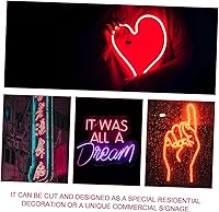 Vista 7 de Uonlytech - Luces de neón de silicona impermeable LED de neón con cuerda de luz flexible para cumpleaños, día de San Valentín, festival, fiesta