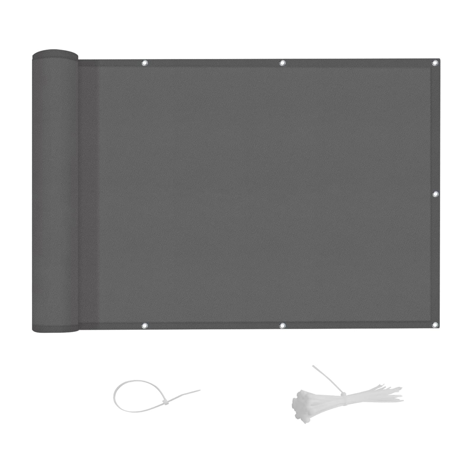 LOVE STORY 0.7x5m Balcony Privacy Screen Shield for Apartment Deck Railing
